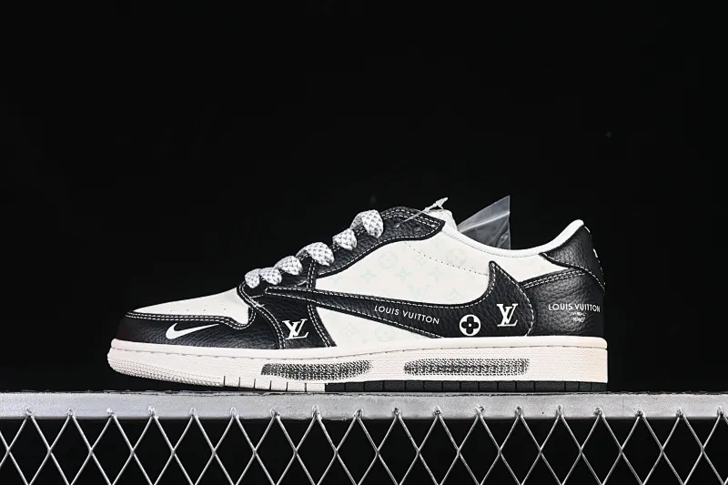 All Categories Air Jordan Jordan Series Basketball Shoes Air Jordan 1 Low High-end Customized Low-top Shoes Travis Scott x Fragment Design x Air Jordan 1 Low OG SP AJ1 Joe 1LV Joint Black Warrior Graffiti Low-top Cultural Casual Shoes CX5050-Y29